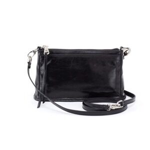 Hobo Black Leather Crossbody Cadence Vintage Hide Small Convertible Crossbody